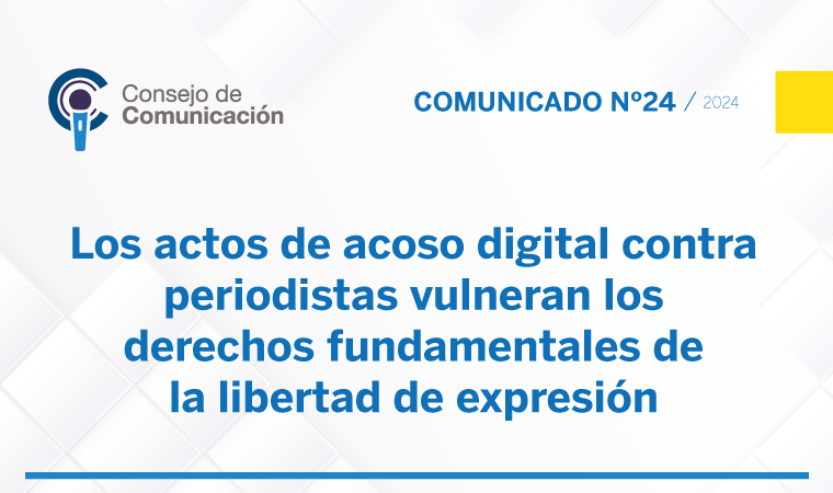 Los actos de acoso digital contra periodistas vulneran los derechos fundamentales de la libertad de expresión