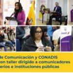 Consejo de Comunicación y CONADIS organizaron taller dirigido a comunicadores de ministerios e instituciones públicas