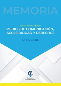 Espácio de Diálogo Medios de Comunicación, Accesibilidad y Derechos