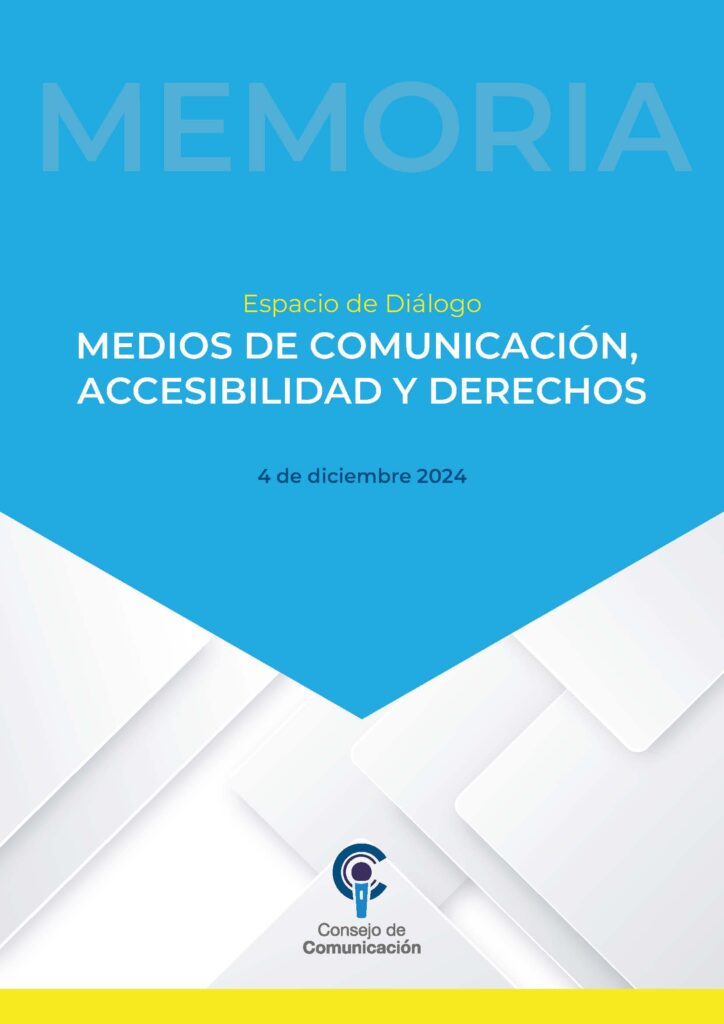 Espácio de Diálogo Medios de Comunicación, Accesibilidad y Derechos