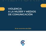 Espacio de diálogo Violencia a la mujer y medios de Comunicación