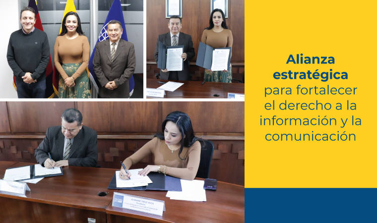 Alianza estratégica para fortalecer el derecho a la información y la comunicación