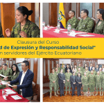 Clausura del Curso "Libertad de Expresión y Responsabilidad Social" con servidores del Ejército Ecuatoriano